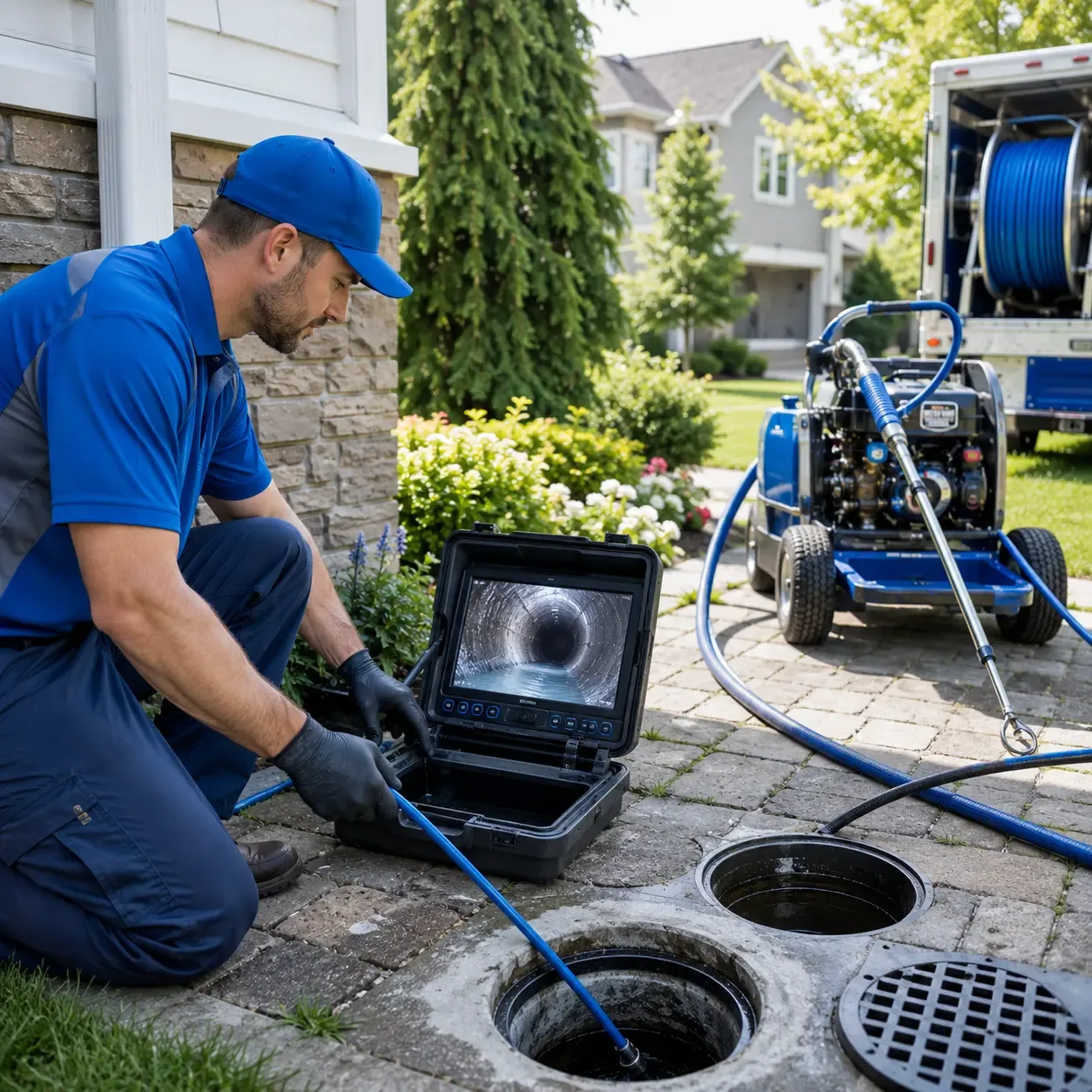 Outdoor drain cleaning professionals serving New Trenton, IN